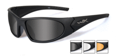 brýle WILEY X ROMER 3 Smoke Grey+Clear+Light Rust Lens/Matte Black Frame